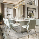 Load image into Gallery viewer, Alexis Dining Table<br>MZ-A7050w-2<br>MZ-A7050w-3<br>MZ-A7050w-4