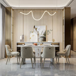 Load image into Gallery viewer, Alexis Dining Table<br>MZ-A7050w-2<br>MZ-A7050w-3<br>MZ-A7050w-4