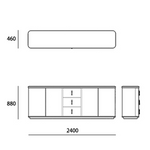 Load image into Gallery viewer, Hannah Side Cabinet<br>MZ-A7052m<br>MZ-A7052m-2