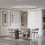 Load image into Gallery viewer, Crystal Glow Dining Table<br>MZ-A8050c-1<br>MZ-A8050c-2