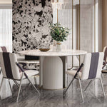 Load image into Gallery viewer, Roman Column Dining Table<br>MZ-A8050e-1<br>MZ-A8050e-2<br>MZ-A8050e-3
