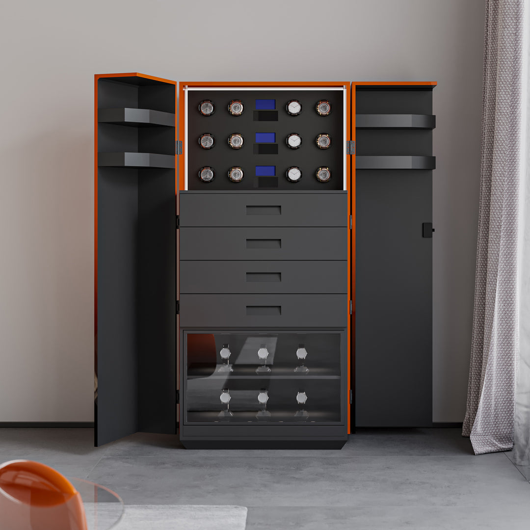 Neon Shadow Watch Winder Cabinet<br>PAN-A1038c-2