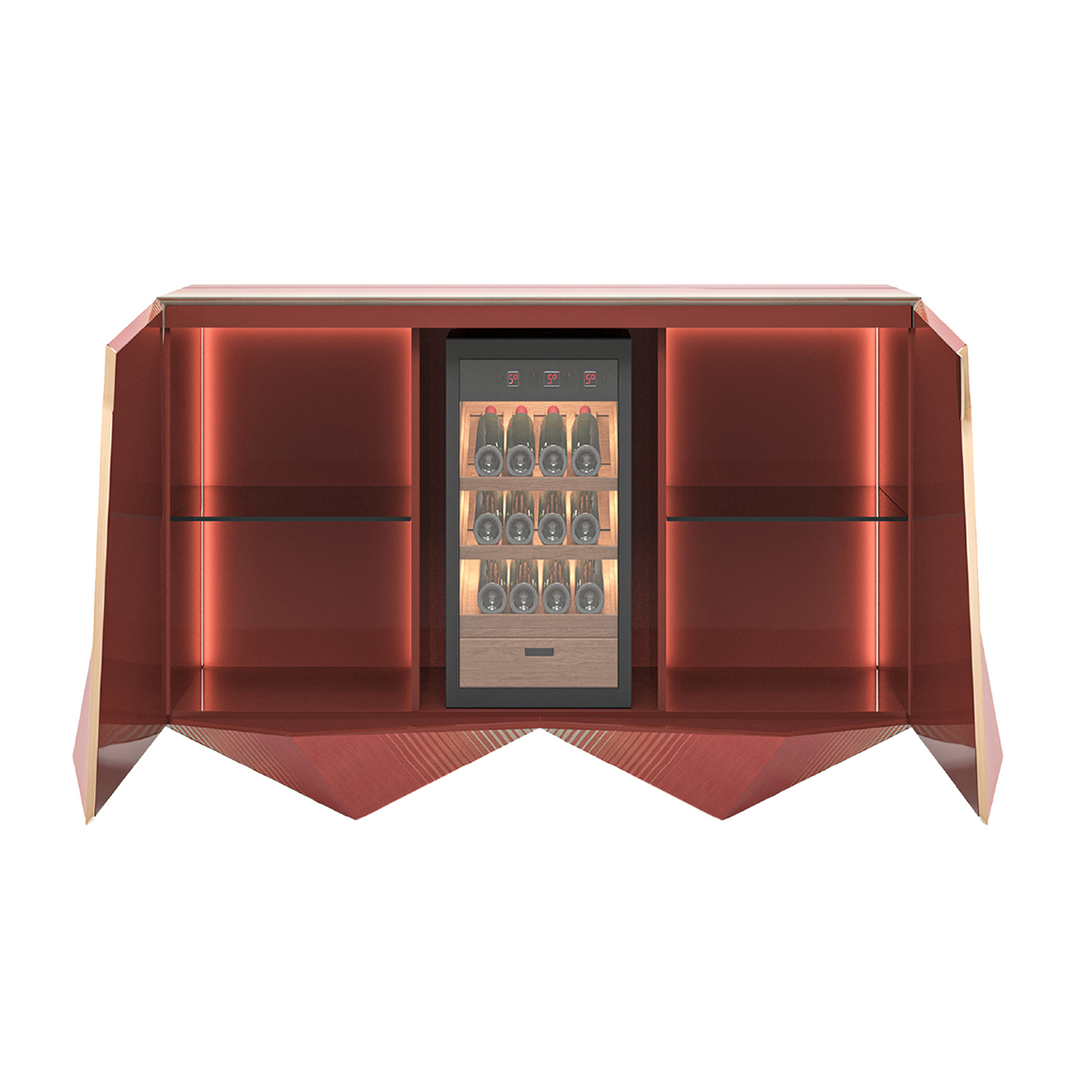 Vaporwave Wine Cabinet<br>PAN-A1055a-2<br>PAN-A1055a-3