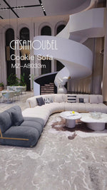 Load and play video in Gallery viewer, Cookie Sofa<br>MZ-A8033m<br>MZ-A8033m-5<br>MZ-B8033m-5<br>MZ-A8033m-6<br>MZ-A8033m-7<br>MZ-A8033m-8