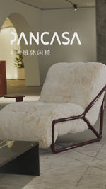 Load and play video in Gallery viewer, Fluffy Dream Lounge Chair<br>PAN-A1025g