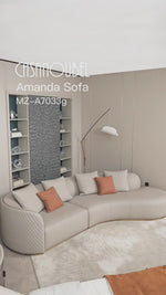 Load and play video in Gallery viewer, Amanda Sofa<br>MZ-A7033g-3